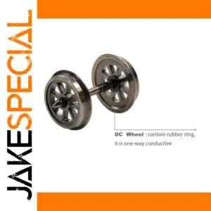 Metal Spoked Train Wheelset for HO Scale