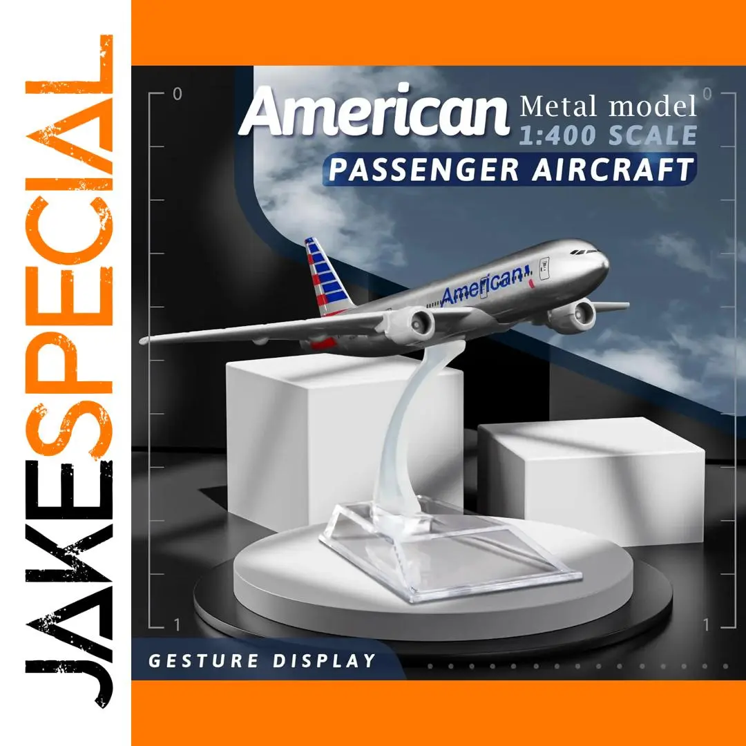 American Airlines B777 Die-Cast Model 1:400 Scale 1 American Airlines B777 Die-Cast Model 1:400 Scale
