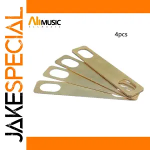 Brass Guitar Neck Shim Set for Precise Adjustments