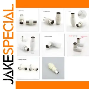 Premium Coaxial Adapter Set for TV Antennas