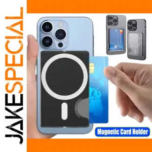 Transparent Magnetic Card Sleeve Wallet