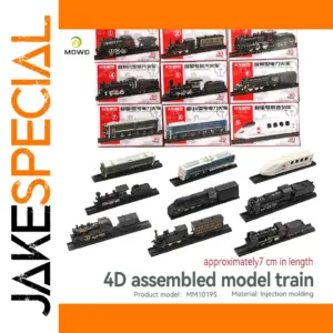Miniature Plastic Trains Set 1:87 Scale