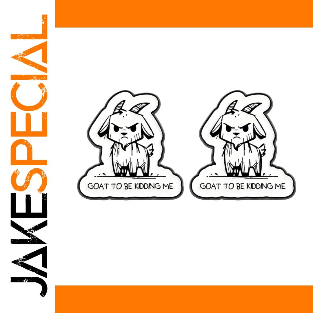 Playful Irritable Goat Brooch in Alloy 1 Playful Irritable Goat Brooch in Alloy