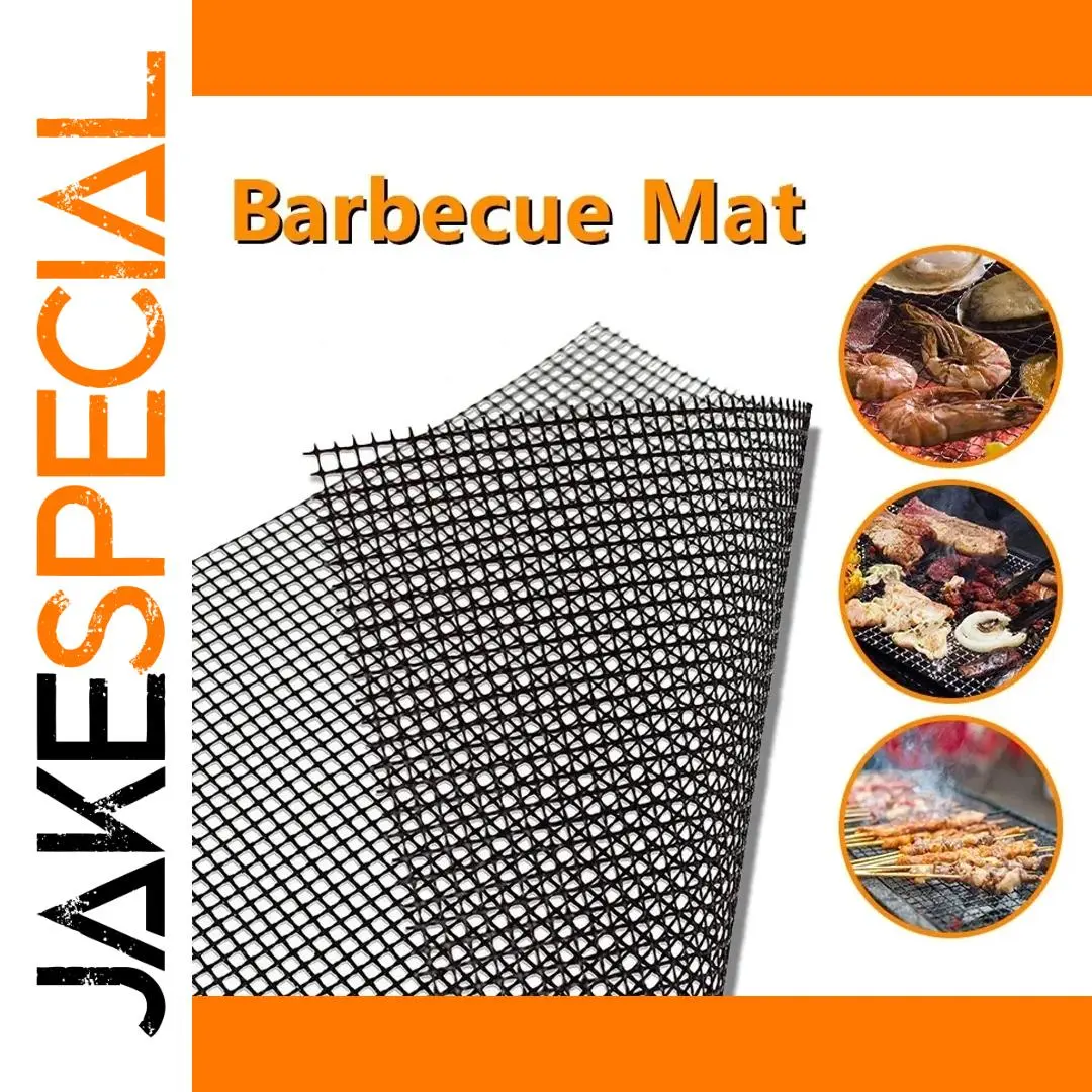 Non-Stick Nylon Grill Mat 40x30cm 1 Non-Stick Nylon Grill Mat 40x30cm