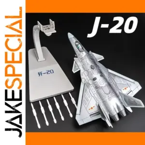 J-20 Stealth Fighter Model 1:84 Scale