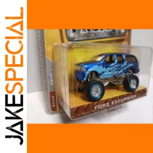 Diecast Blue Ford Excursion 4x4 Model 1:64