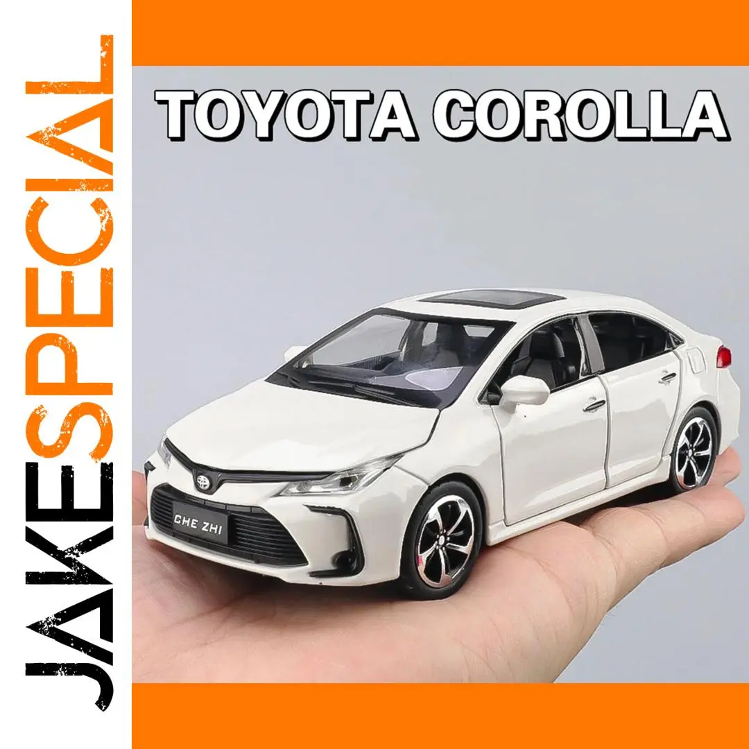 Toyota Corolla 1:32 Diecast Model with Lights 1 Toyota Corolla 1:32 Diecast Model with Lights