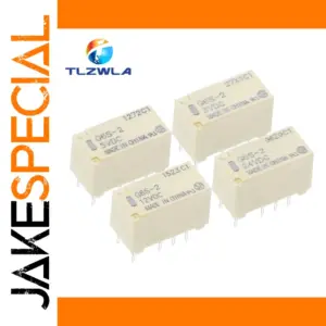 Set of Five 2A Signal Relays 3V-24V DC