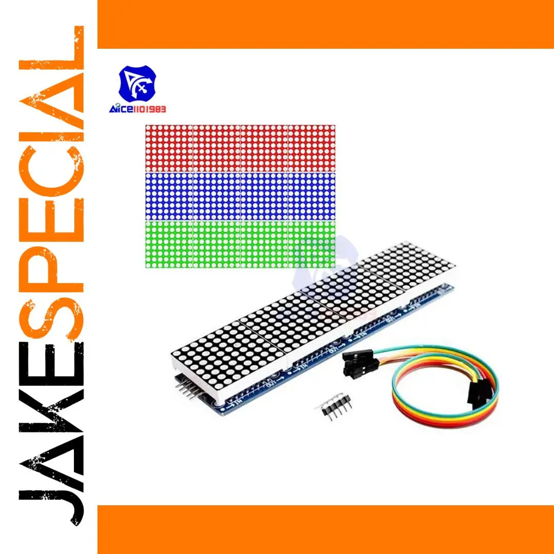 4-in-1 MAX7219 RGB Dot LED Matrix Module 1 4-in-1 MAX7219 RGB Dot LED Matrix Module