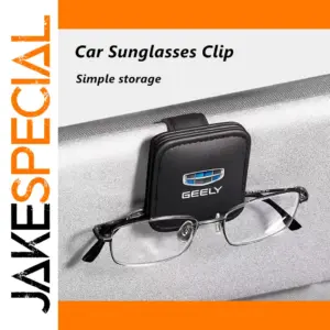 Leather Sun Visor Glasses Storage for Geely Models