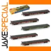 HO Scale Flat Car Set for Shipping Containers