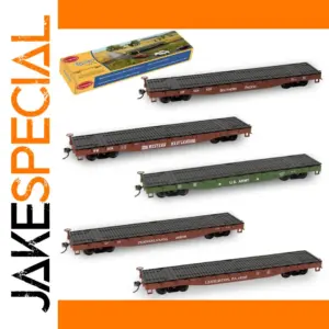 HO Scale Flat Car Set for Shipping Containers