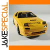 Vibrant Yellow Mazda RX-7 1:24 Diorama Model
