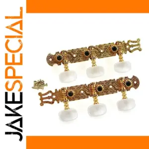 Vintage Gold Guitar Tuning Pegs Set for Most Guitars