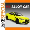 1:32 Scale BMW M4 Diecast Model in Yellow