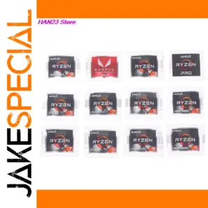 AMD Processor Sticker Set for Ryzen, Athlon, PRO7