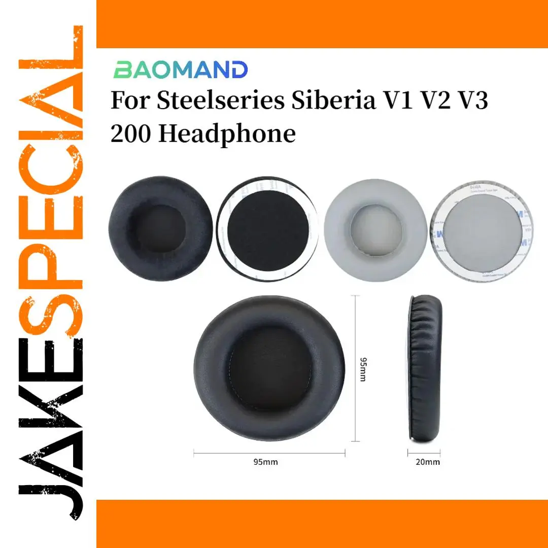 Replacement Earpads for Steelseries Siberia V1-3 Headphones 1 Replacement Earpads for Steelseries Siberia V1-3 Headphones