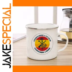 Spanish Legion Enamel Mug 11oz Vintage Collectible