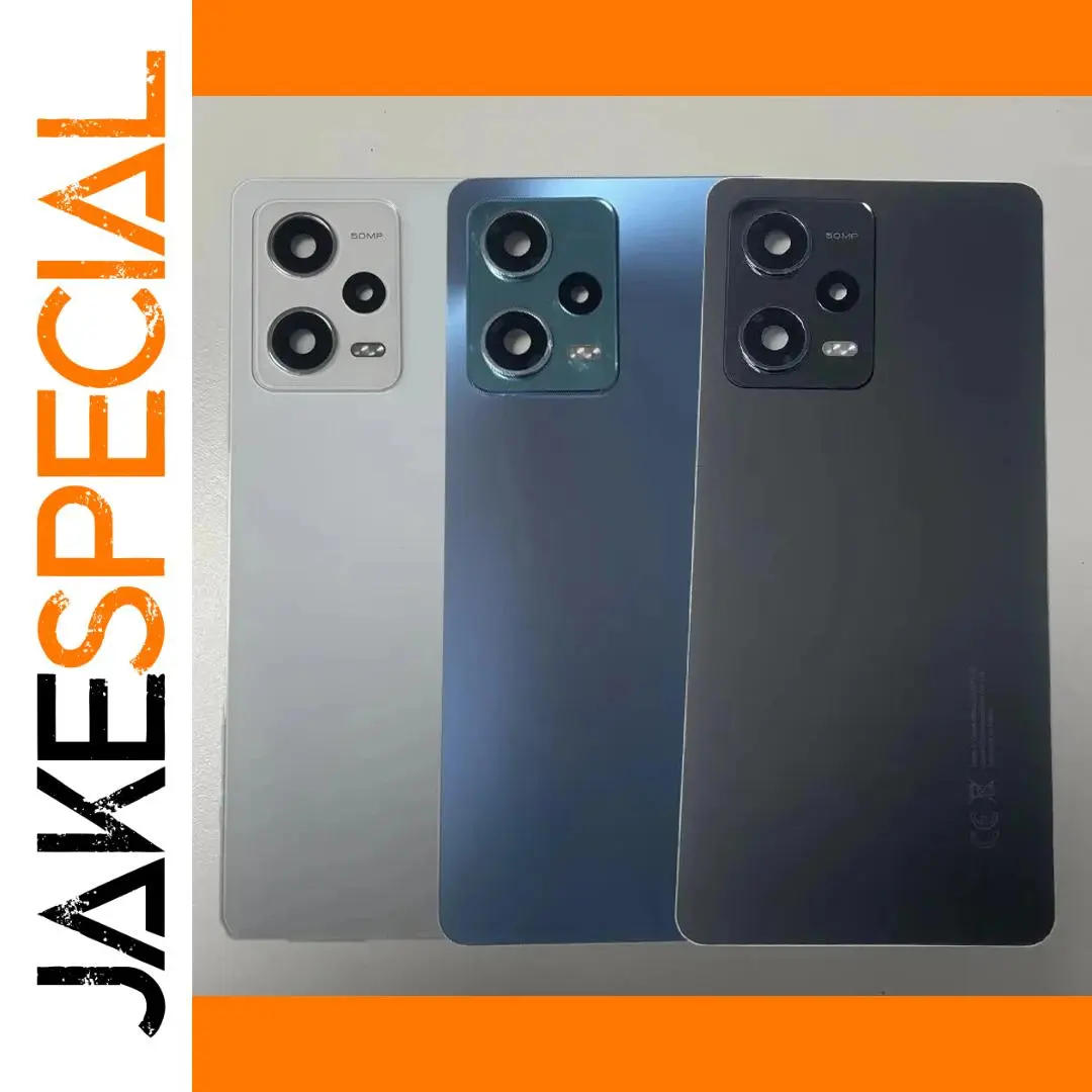 Redmi Note 12 Pro 5G Glass Back Cover Black 1 Redmi Note 12 Pro 5G Glass Back Cover Black