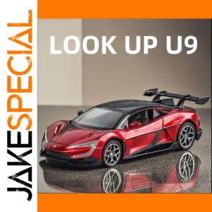 Red 1:32 Scale Die-Cast Alloy Sports Car Model