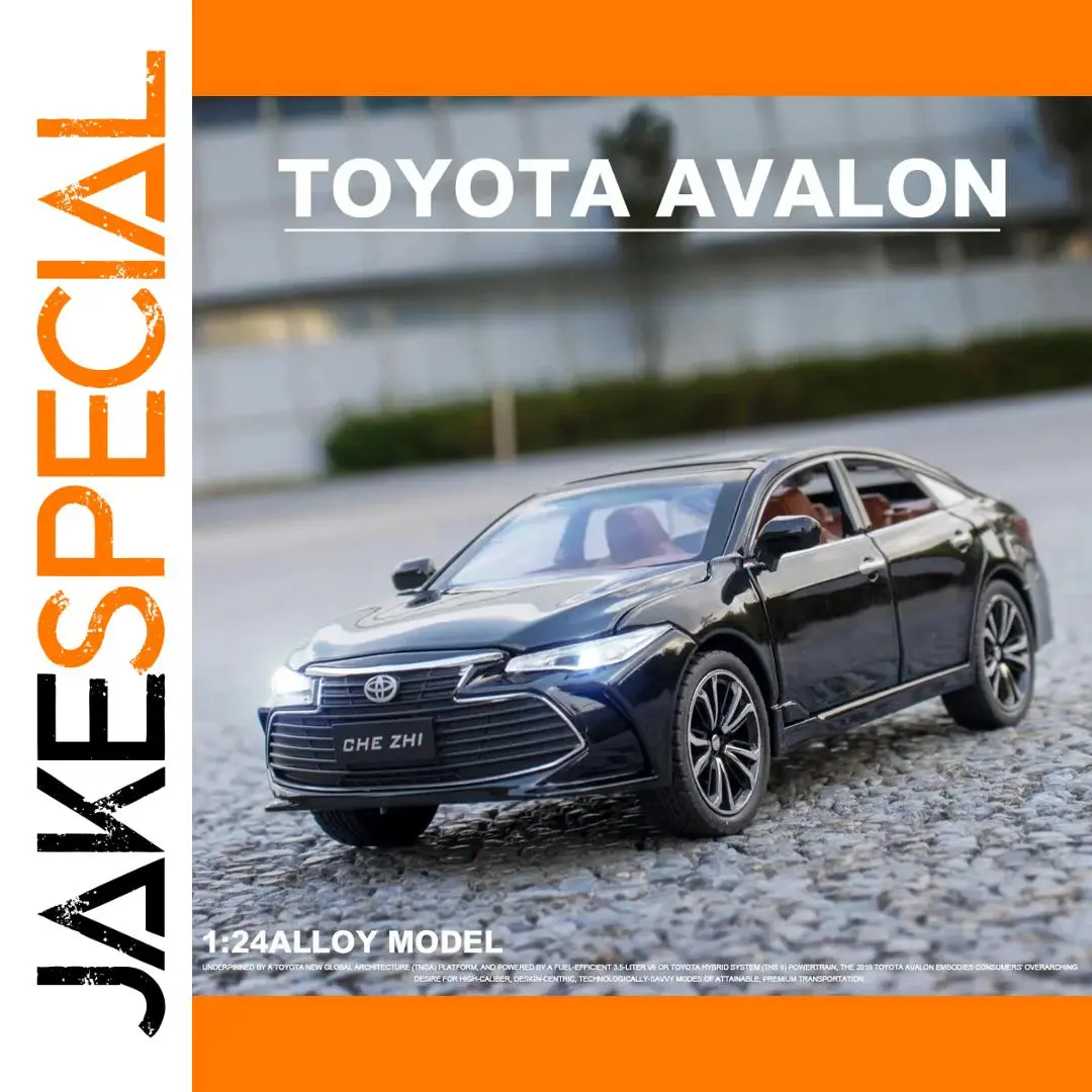 Black 1:24 Toyota Avalon Diecast Model 1 Black 1:24 Toyota Avalon Diecast Model