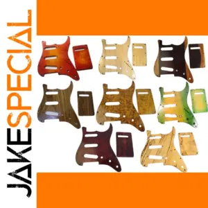 Handmade Solid Wood SSS Guitar Pickguard Set
