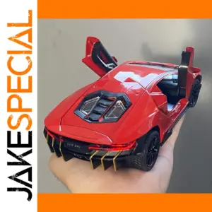 1:24 Alloy Supercar Model with Light & Sound