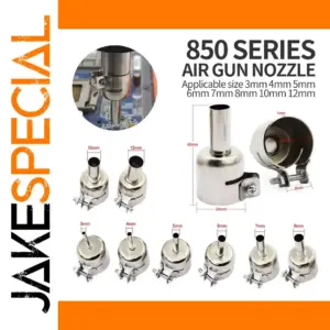 850 Series Precision Hot Air Gun Nozzle Set