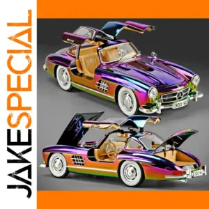 Mercedes-Benz 300SL 1:32 Diecast Model with Iridescent Finish