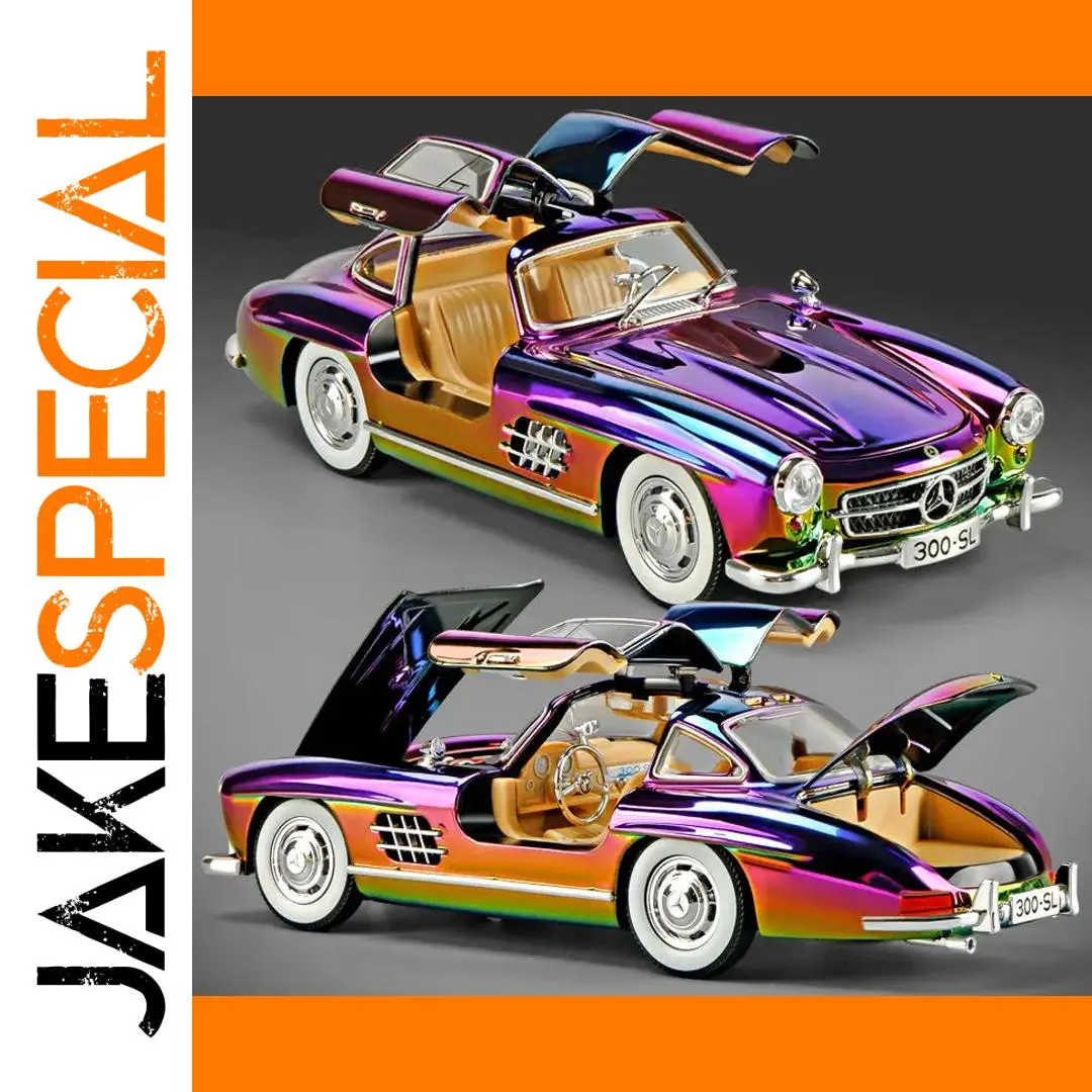 Mercedes-Benz 300SL 1:32 Diecast Model with Iridescent Finish 1 Mercedes-Benz 300SL 1:32 Diecast Model with Iridescent Finish