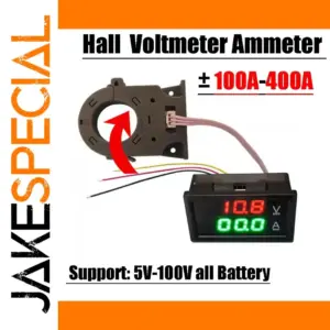 Digital Hall Ammeter and Voltmeter for DC Systems