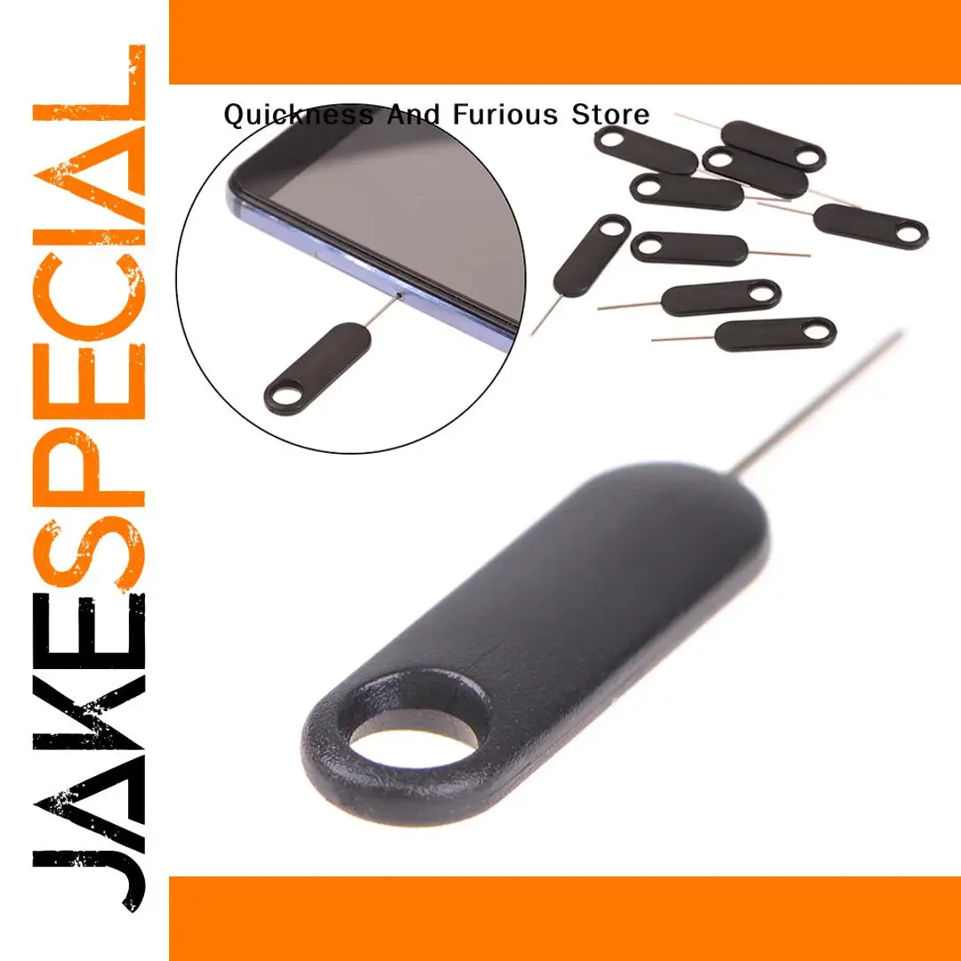 Set of 10 Stainless Steel SIM Ejector Tools 1 Set of 10 Stainless Steel SIM Ejector Tools