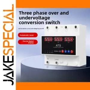 3-Phase Voltage Protector with ATS Switch