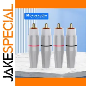 Premium RCA Connector Set for High-End Audio