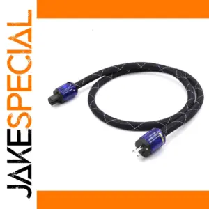 Premium OFC Silver-Plated Audio Power Cable