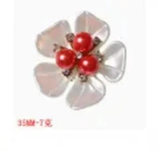 Multi-Colored Pearl Flower Cufflinks for Men and Women 9 Multi-Colored Pearl Flower Cufflinks for Men and Women - Image 9