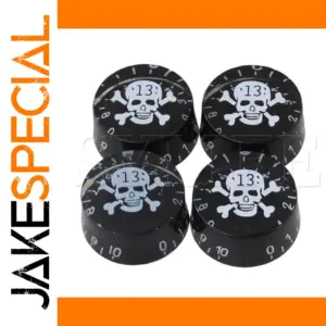 Skull Design Guitar Speed Knobs, Set of 4