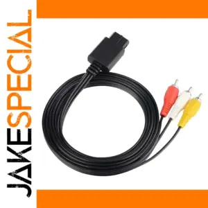 Durable 1.8M AV Cable for Retro Consoles