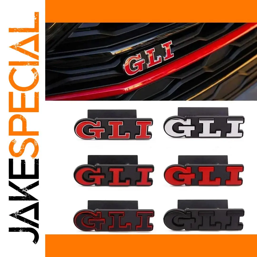 Volkswagen Jetta GLI 3D Metal Badge Emblem 1 Volkswagen Jetta GLI 3D Metal Badge Emblem