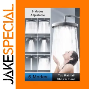 230mm Rainfall Showerhead with 6 Modes