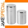 Stainless Steel Tea Canister 550ml & 450ml