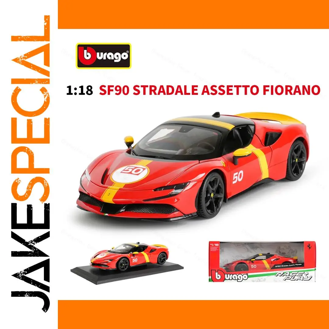 Ferrari SF90 Stradale 1:18 Scale Die-Cast Model 1 Ferrari SF90 Stradale 1:18 Scale Die-Cast Model