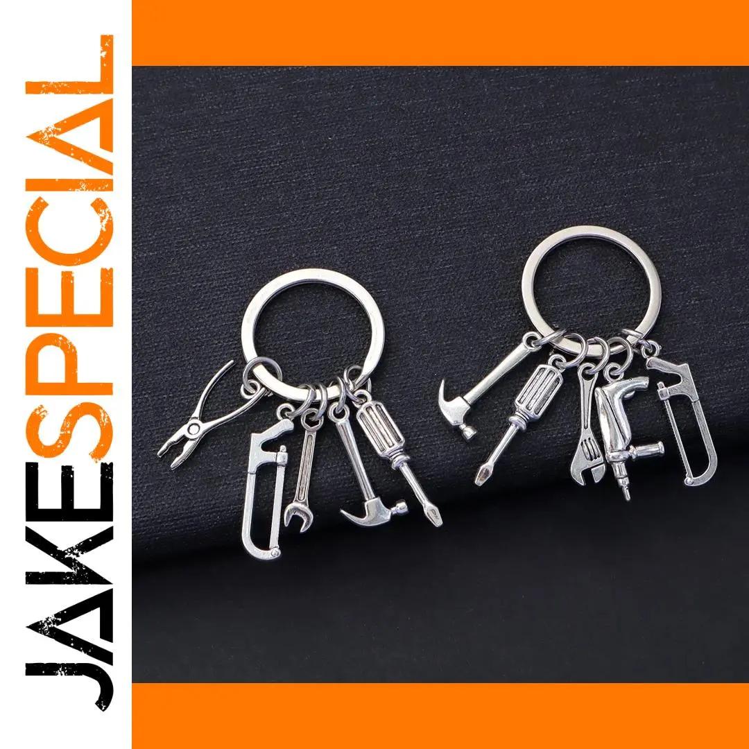 Mini Tools Keychain in Silver with 9 Colors 1 Mini Tools Keychain in Silver with 9 Colors