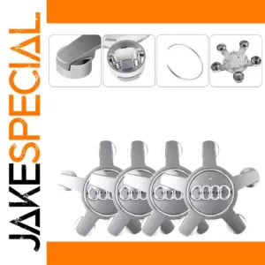 Four-Pack Waterproof ABS Wheel Center Caps for A1-A8