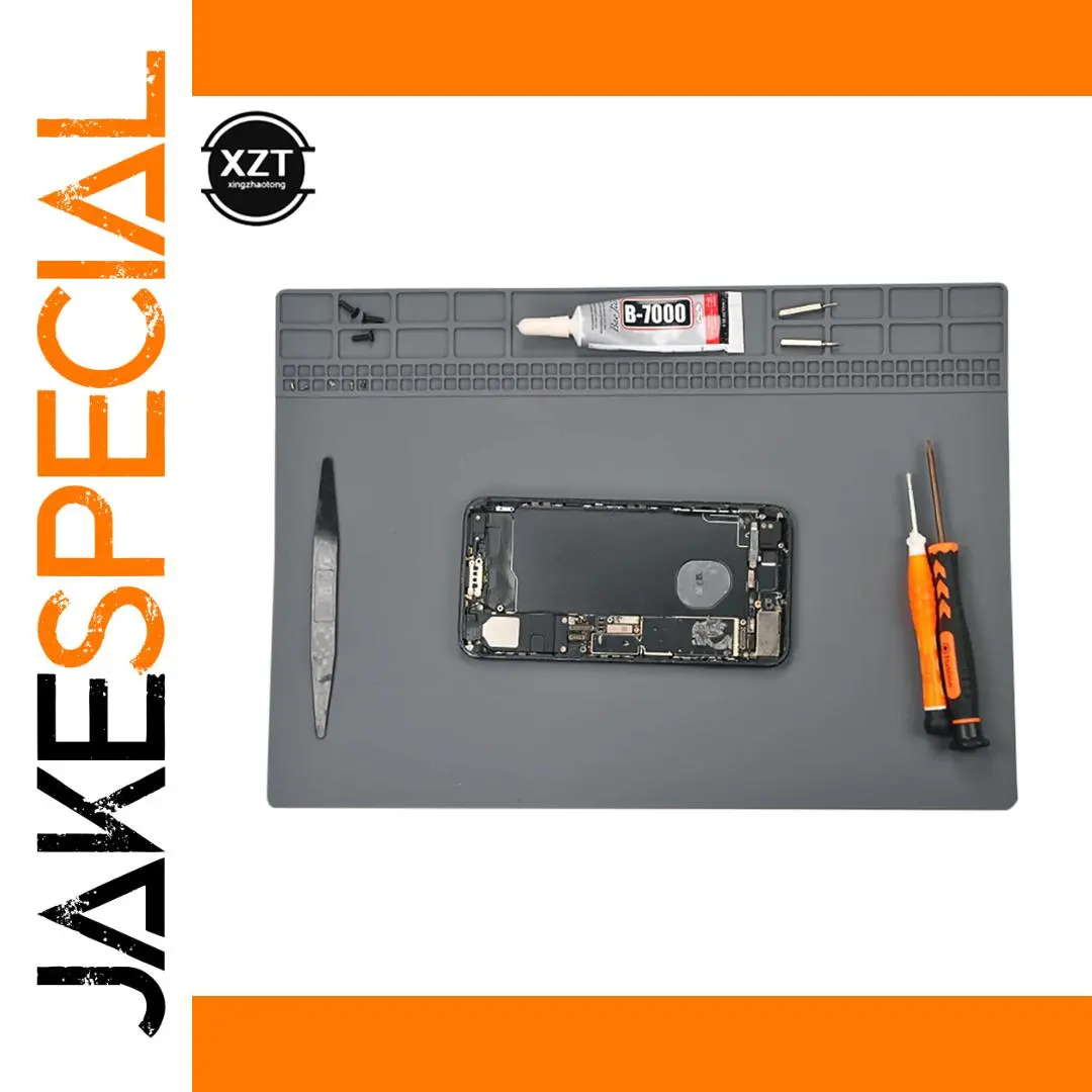 Silicone Work Mat for Electronic Repairs 350x250mm 1 Silicone Work Mat for Electronic Repairs 350x250mm