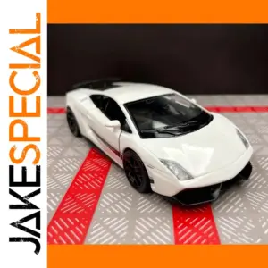 White Lamborghini Gallardo Diecast Model 1:36 Scale