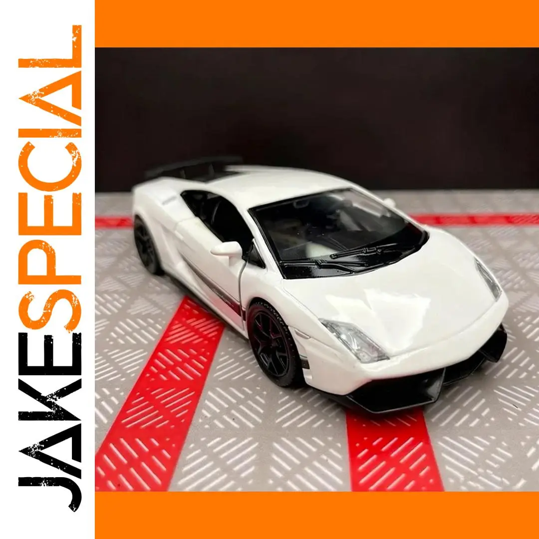 White Lamborghini Gallardo Diecast Model 1:36 Scale 1 White Lamborghini Gallardo Diecast Model 1:36 Scale
