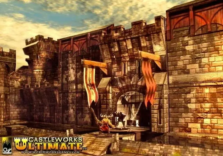 Medieval Castle Paper Model Kit 4 Medieval Castle Paper Model Kit - Image 4