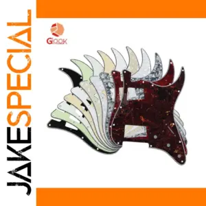 Vibrant 11-Hole Electric Guitar Pickguard Collection