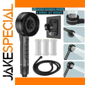 High-Pressure Multi-Mode Shower Head with Filter